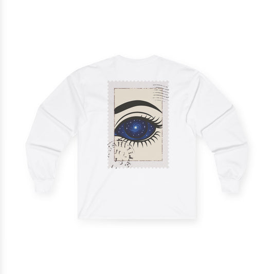 Eye Design Long Sleeve Tee, Unisex Shirt, Casual
