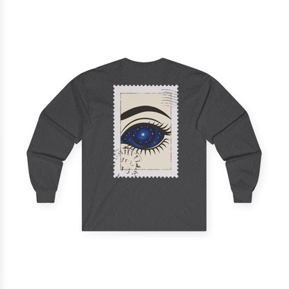 Eye Design Long Sleeve Tee, Unisex Shirt, Casual