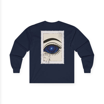 Eye Design Long Sleeve Tee, Unisex Shirt, Casual